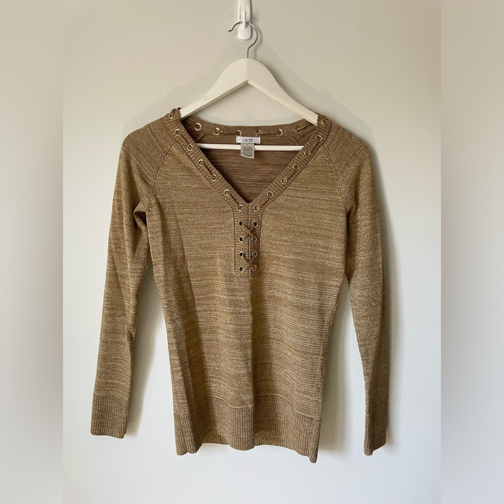 Vintage Cache Metallic Top